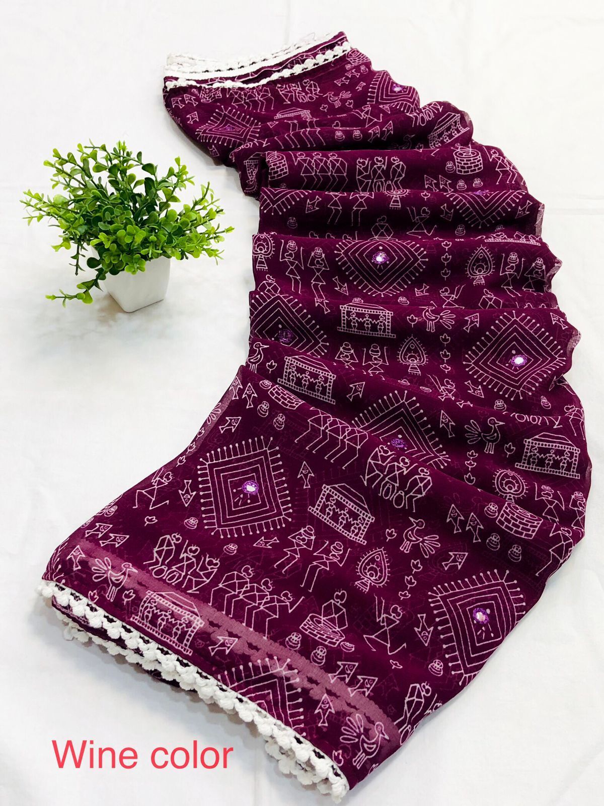Soft Faux Georgette Saree