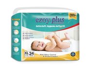 Kids Disposable Diaper - Soft Breathable Material, High Absorption 500 Ml, White Color | Hypoallergenic, Leak-proof, Stretchable Waistband & Cuffs