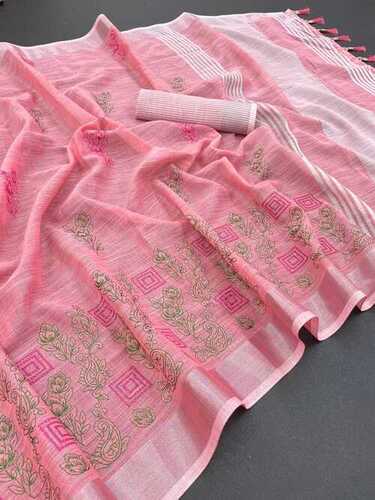 Linen Saree