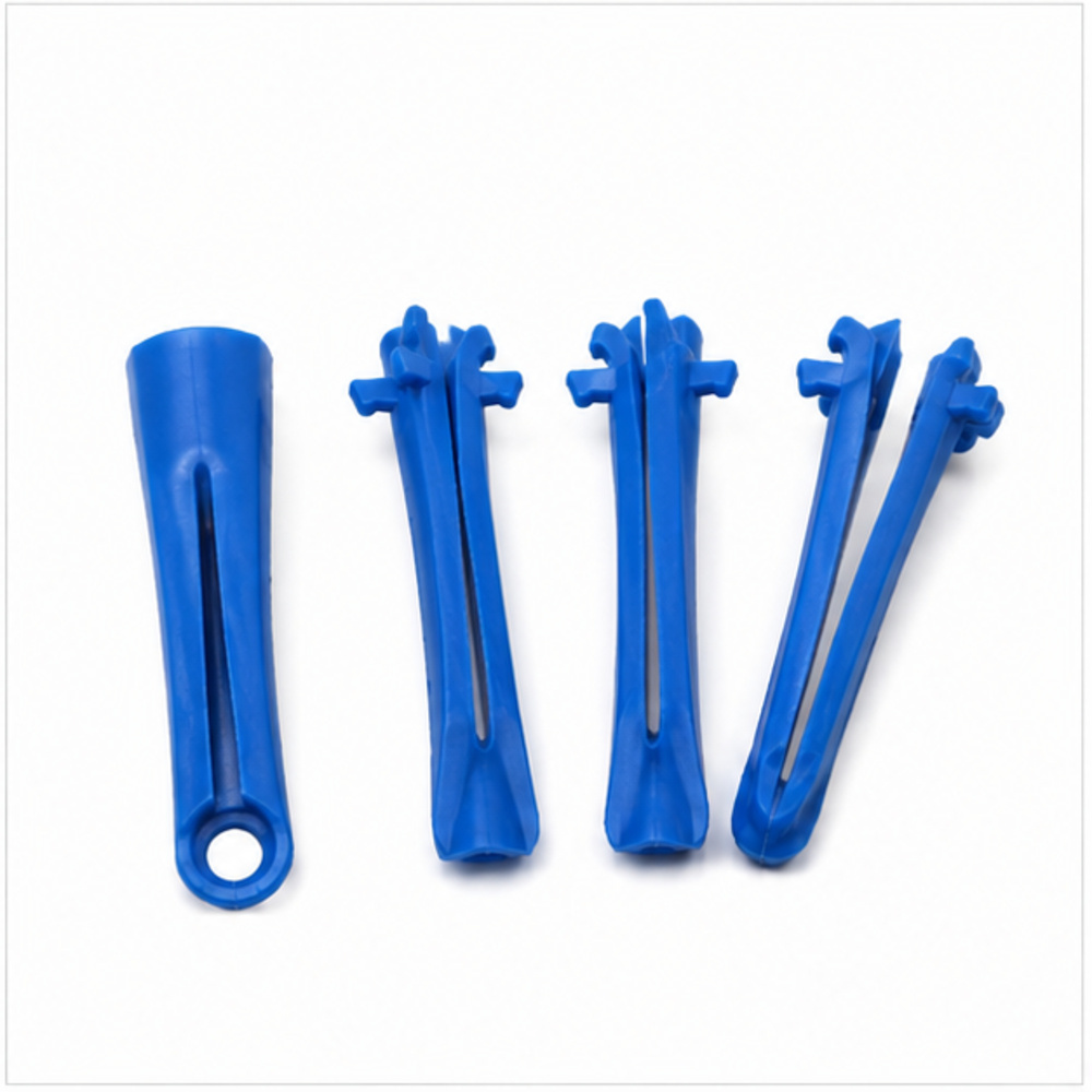 Plastic Cord Clamp - Color: Blue