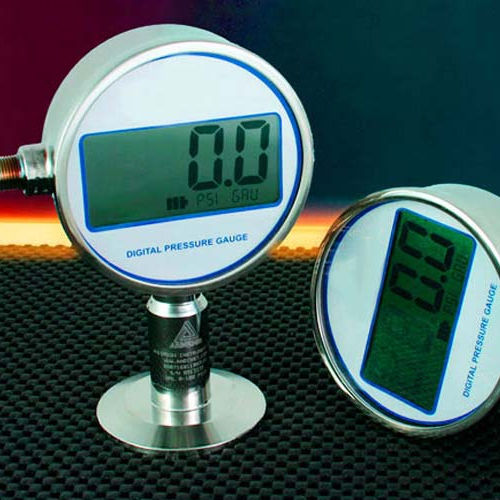 Silver Digital Pressure Gauge