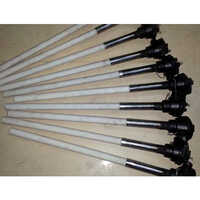 Ceramic High Temperature Thermocouples - Standard Size, White-black Color | Manual Operation, Ideal For Industrial & Commercial Use