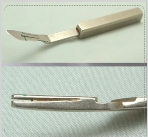 Panicker Un Breakable Safety Knife Vp Handle Knife For Gynecologist