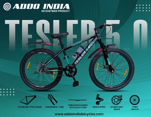 TESLER T-5  F/SHOX D/DISC  TYRE -26X2.40
