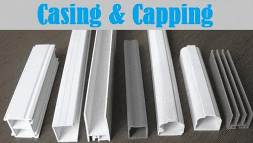 PVC Casing and Capping - PVC Material As per Requirement Dimensions As per Requirement Color | Cable Protection Solution for Wall and Floor Installations