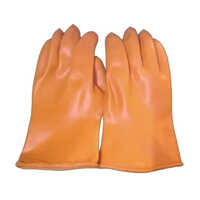 Orange Chemical Resistant Glove
