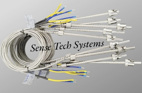 Bayonet Thermocouples Rotating On Pipe - Color: Silver