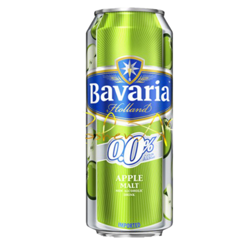 500ml Bavaria Non Alcoholic Green Apple Malt Drink