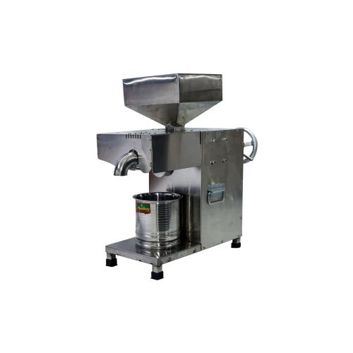 Silver Automatic Groundnut Oil Mill Machine