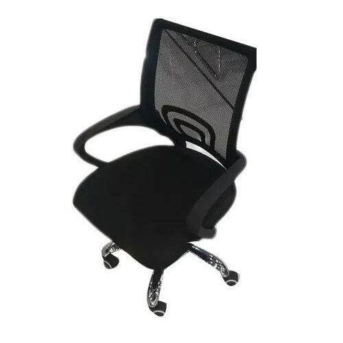 Washable Black Revolvingoffice Chair