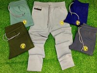 Men Stretchable Canvas Lycra Lower - Color: Black