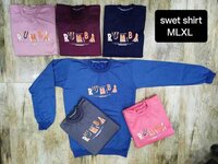 Fleece Swedshirt - Soft Blend Fabric | Cozy Warmth, Relaxed Fit, Versatile For Layering