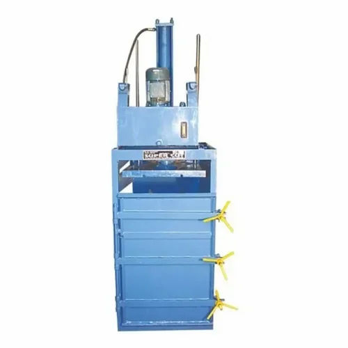 Blue Standard Hydraulic Waste Bailing Machine