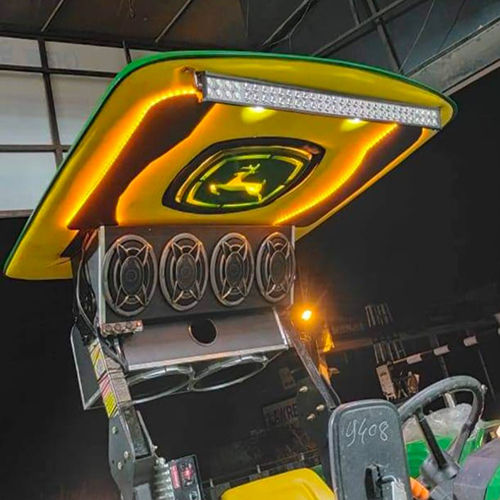 Green John Deere Fiber Hood