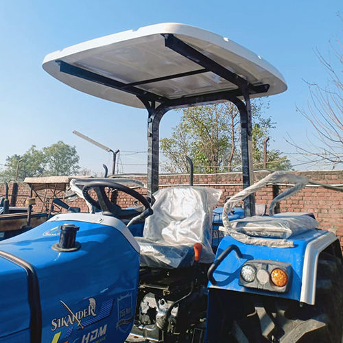 White Sonalika Tractor Fiber Hood