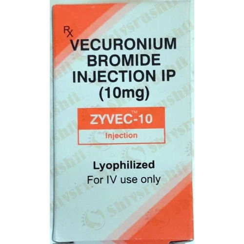 Liquid 10Mg Vecuronium Bromide Injection Ip