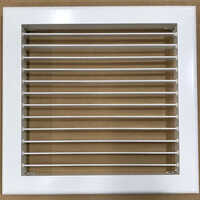 Ral 9002 Aluminum Double Deflection Grill