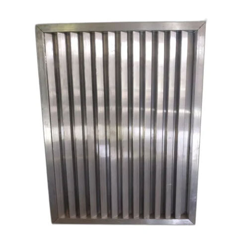 Industrial Silver Aluminum Louvers