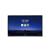 Interactive Classroom Boards - Fibre & Glass, 75 Inch, Black | High Functionality, 20 Points Touch, Uhd Display, Annotation Tools, Cloud Storage