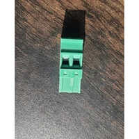 2 Pin Pcb Connector - Plastic Material, Normal Size, Green Color | Industrial Usage, 150 Volt Voltage