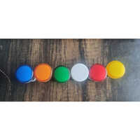 Led Indicator Lamp - Metal, Normal Size, Multicolored | Protection Level 2, 1 Stroke