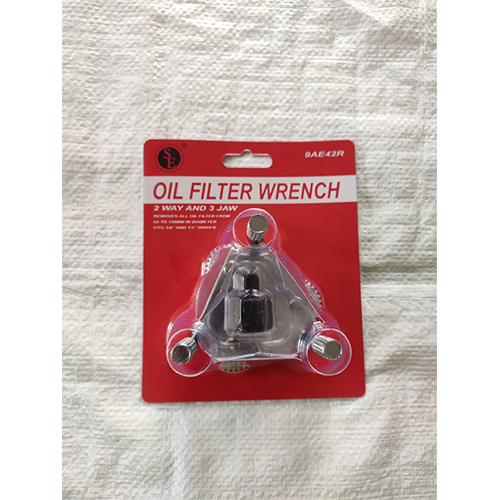 Oil Filter Wrench with 3 jaws- Flat