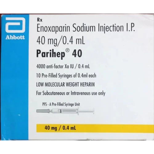 Parihep 40 Enoxaparin Injection 40 Mg 0.4 Ml