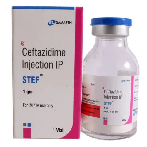 Ceftazidime Injection Ip Stef 1 Gm Keep In A Cool & Dry Place