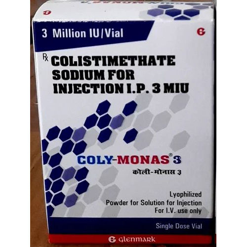 Liquid Colistimethate Sodium For Injection Ip 3 Miu