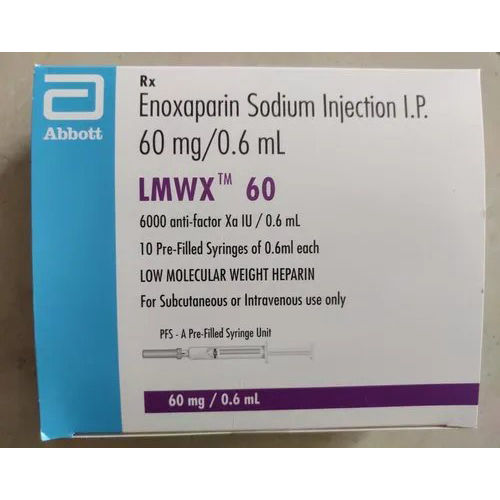 Enoxaparin Sodium Injection I.P Ingredients: Enoxaperin 60Mg