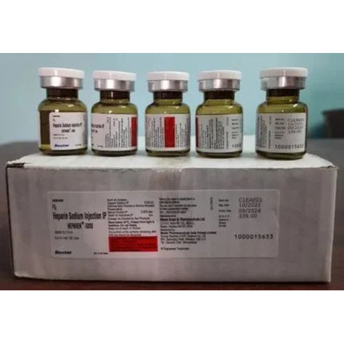 Heparin Sodium Injection 25000Iu Heparen Recommended For: Prevent Complications From Heart Attacks