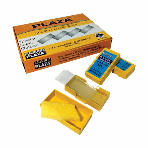 Rectangular Shape Microscope Cover Slip Application Hospitals