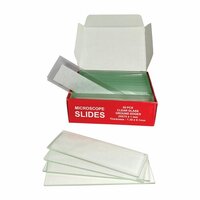 7101 Single Microscopic Glass Slides - Clear Glass, 75mm X 25mm X 1.35mm | Interleaf Butter Paper, Vacuum-packed For Preservation
