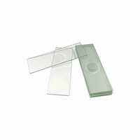 Single Cavity Slides - Glass Material, Normal Size, Transparent Color | Ideal For Laboratory Use In Chemical Analysis