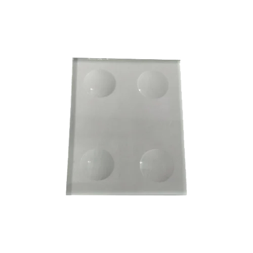 Microscope Concavity Slides - Glass, 3.5mm (+/-1mm) Size, Transparent | Designed for Laboratory Use, Ideal for Chemical Analysis