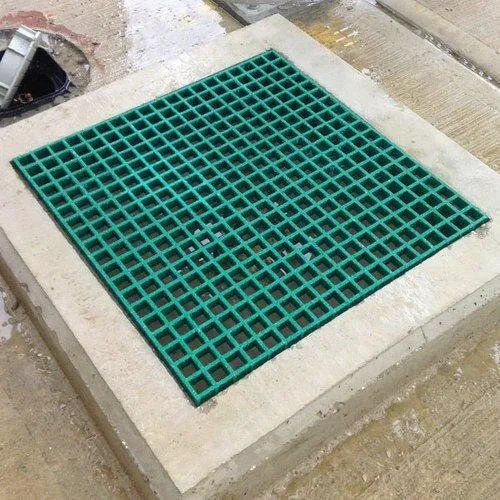 Frp Drain Cover Grating Usage: Industrial