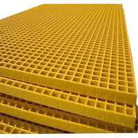 Frp Protruded Gratings - 38x38 Mm | High-quality Slip-resistant Surface, Available In Yellow, Blue, Green, White