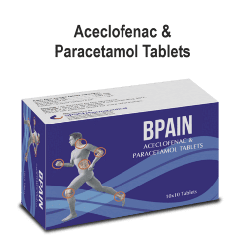 Aceclofenac  Paracetamol Tablets General Medicines