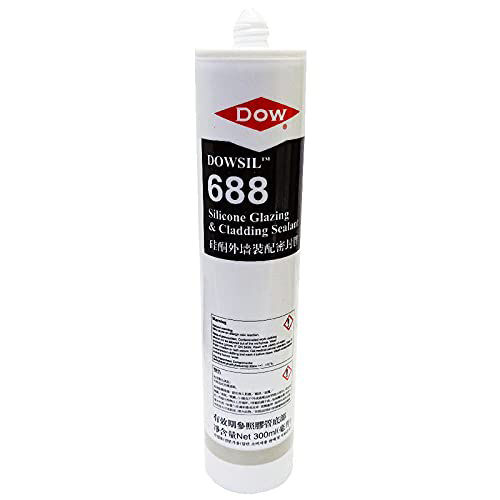 White Dowsil 688 Weatherproofing Sealant