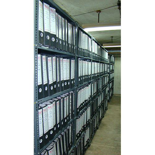 Grey File Storage Racks