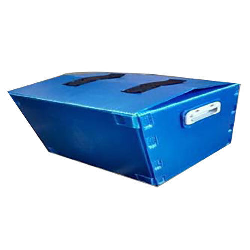 Industrial Blue PP Corrugated Box