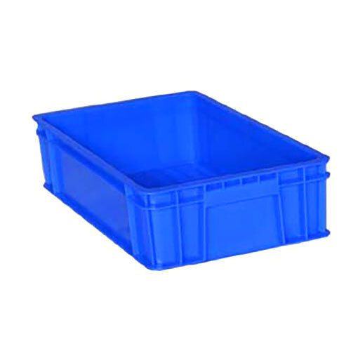 Blue HDPE Plastic Crates