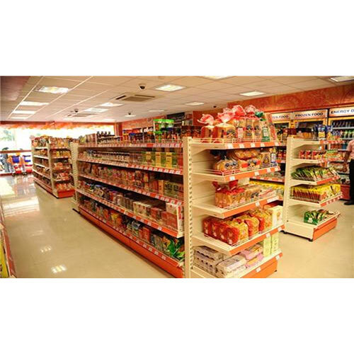 Supermarket Grocery Display Rack Application: Industrial
