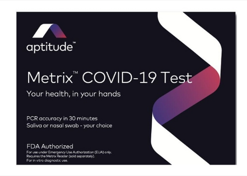 Metrix  COVID-19 Test Metrix COVID-19 Molecular Saliva/Swab KIT