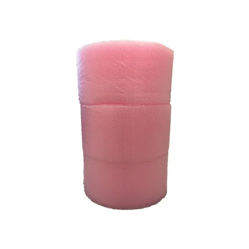 Anti Static Pink Air Bubble Roll - Film Length: 100 Meter  Meter (M)