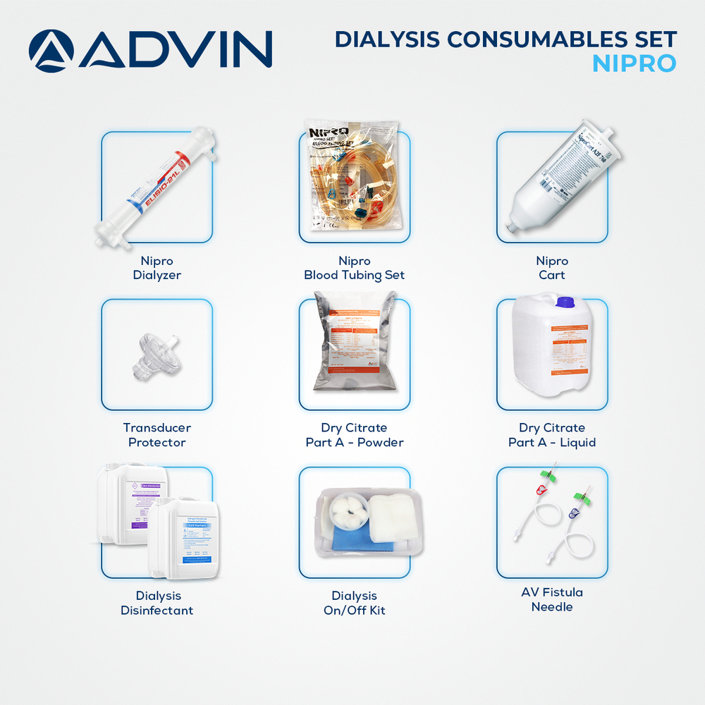 Plastic Nipro Dialysis Set