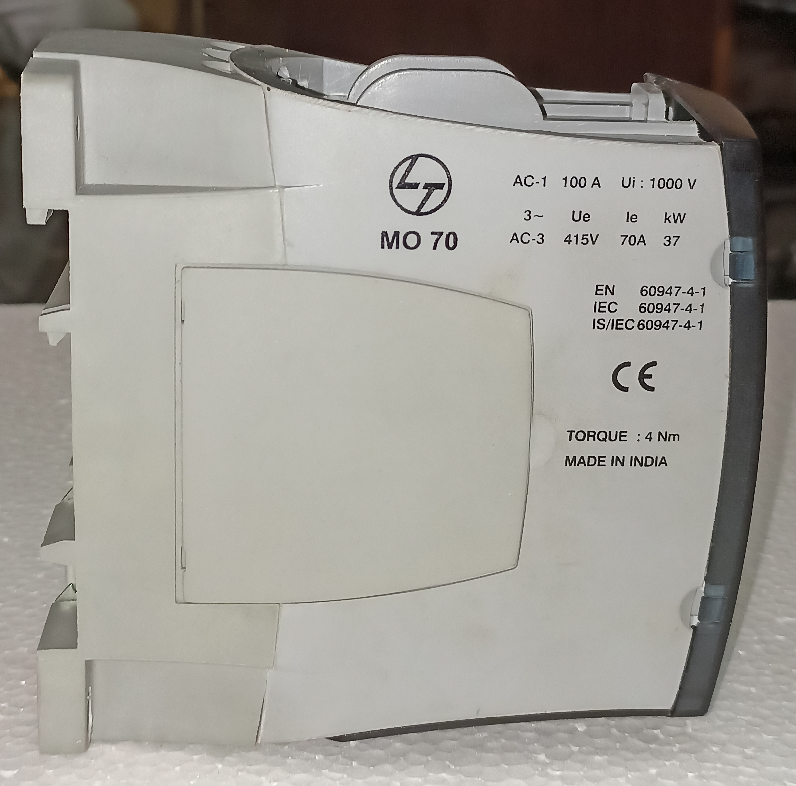 LT NEW MO-70 3-POLE CONTACTOR