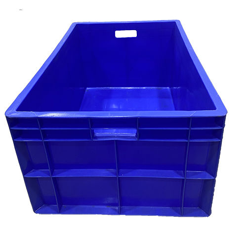 Blue Plastic Container