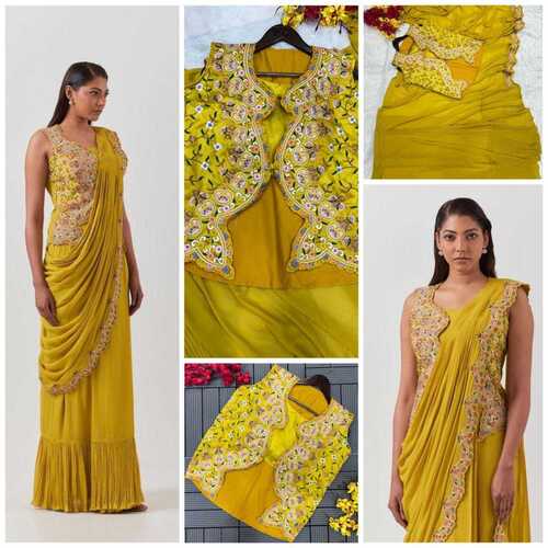 Georgette Ready To Wear Saree