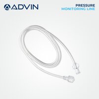 Pressure Monitoring Line - Soft Pvc Tubing, Kink Resistant, Sterile Individually Packed | High Pressure Extension For Syringe Infusion Pump Connection